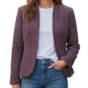 Nouveaux Blazer 10P Tweed Jacket Vintage